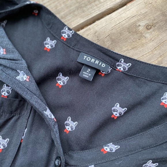 Torrid raccoon top - Picture 6 of 9